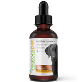 RestoraPet beef liquid multivitamin bottle supports daily pet wellness