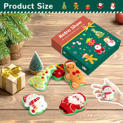 Retro Shaw regalo navideño para gatos: textura suave que promueve ejercicio mental.