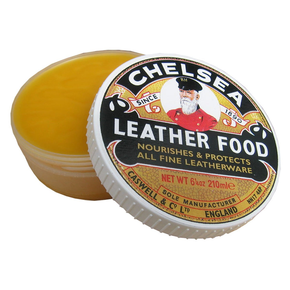 Reusch Chelsea Leather Food Clear bottle for leather conditioning and protection