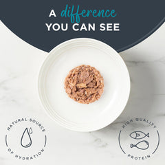 Reveal tuna-sea-bream ingredients closeup highlights natural, limited ingredients