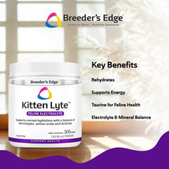 Revival Animal Health Breeder Edge Kitten Lyte kitten bowl supports hydration with meals