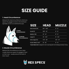 Rex Specs V2 dog goggles small black lens clarity for improved visibility in sunlight