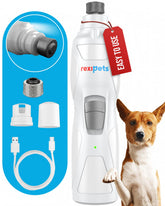 REXIPETS nail grinder compact design enables quick, safe at-home grooming.