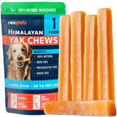 REXIPETS yak-chews-large-dogs close-up shows long-lasting entertainment for big breeds.