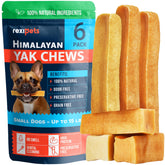 REXIPETS Yak Chews for Large Dogs offer long-lasting chew time and teeth-friendly action.