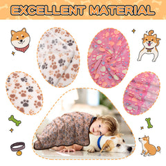 Rezutan upgraded 3-pack blankets keep pets warm and reduce mess