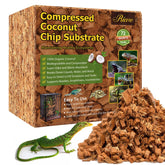 Riare coconut chip substrate brick expands for quick terrarium setup