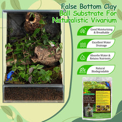 Riare drainage layer enhances bioactive aquarium water flow and filtration.