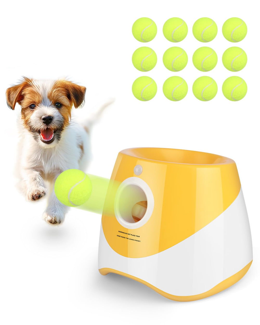Rigshru ball launcher setup demonstrates easy assembly for pet play.