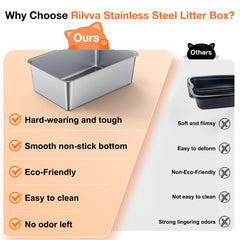 Rilvva XXL interior view shows roomy space for multi-cat households