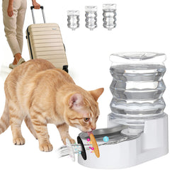 RIZZARI 5L dispenser with large capacity for longer pet hydration