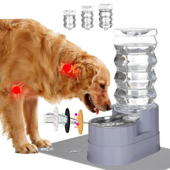 RIZZARI 8L water dispenser tower provides steady hydration for large dogs