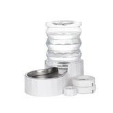 RIZZARI automatic water bowl 5L cap highlights easy top-fill for busy households.