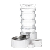 RIZZARI Large Gravity Water Dispenser front view showing 8L capacity for large dogs