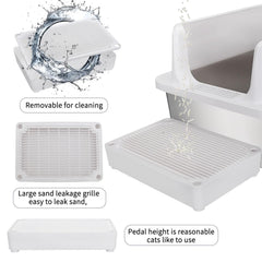 RIZZARI stainless steel design promotes odor control and easy cleaning.