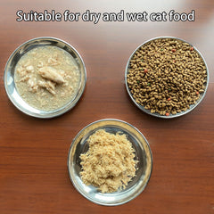 RMNHPTK cat dish six-pack set for versatile feeding on trips.