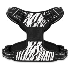 Rnivvi arnés zebra estampado frontal para control cómodo durante paseos