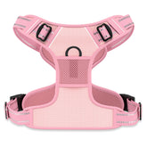 Rnivvi No Pull Harness front view pink padded vest for easier control