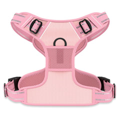 Rnivvi No Pull Harness front view pink padded vest for easier control