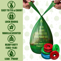 RockRhino home-compostable bags offer eco-friendly disposal options for mindful pet owners.