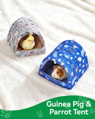 Rodizoo Guinea Pig Hideout non-slip base keeps nest steady.