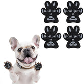 Roilpet dog paw protector pack shows 12 sets for steady traction on slick floors.