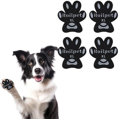 Roilpet packaging shows 48 pads for hardwood floor traction.