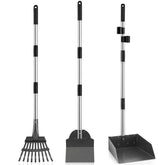 ROIUBPO Pooper Scooper durable long-handle frame for easy yard cleanup.