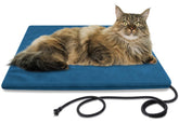 Rolimate pet heating pad on porch delivering warm comfort outdoors
