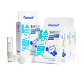 Romod 4Bags tofu litter packaging shown, convenient multi-pack for busy households.