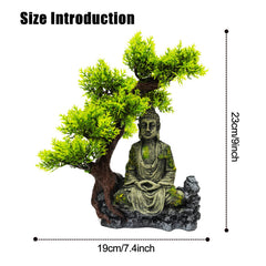 RONGWI Buddha statue cave creates hiding spot and shelter for fish.