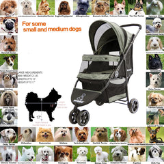 ROODO 3-Wheel Stroller open fold mode for quick setup.