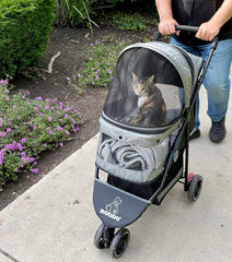 ROODO 3-Wheel Stroller side profile highlighting lightweight portability.