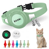 ROOMI hypoallergenic cat collar with buckle ensures secure, comfortable daily wear for sensitive cats.