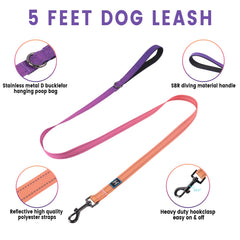 Roses&Poetry Mistyrose XS harness padding provides cushioned comfort on long strolls.