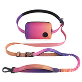 Roses&Poetry hands-free leash with 6-9ft reach for park walks