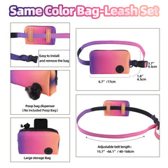 Roses&Poetry removable zipper pouch attached for hands-free errands and rides