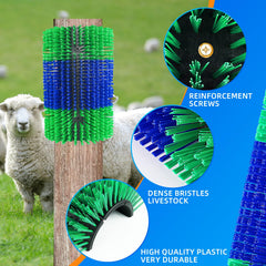 Rouisxue scratching brush easy-installation options enable flexible mounting