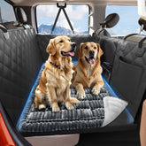 ROUWINNE back seat non-slip dog bed keeps pets secure during rides