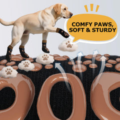 ROUWINNE dog socks highlighting breathable cotton blend for comfort