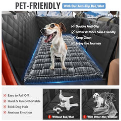 ROUWINNE truck dog bed soft surface for cozy travels
