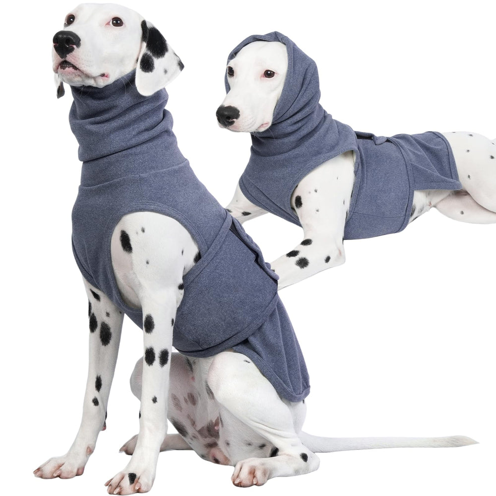 ROZKITCH Calming Coat with hoodie ear wrap calms anxious dogs