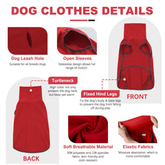 ROZKITCH dog coat easy-wear elastic straps for secure, comfortable fit