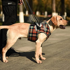 ROZKITCH dog lift harness side view shows ergonomic lifting design