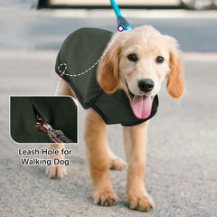 ROZKITCH dog winter coat high collar highlights extra coverage on chilly days