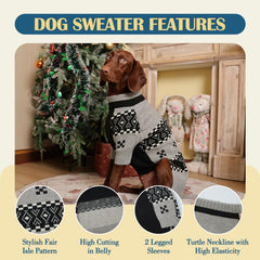 ROZKITCH 4XL sweater shows chest, back, and neck measurements for a comfortable fit.