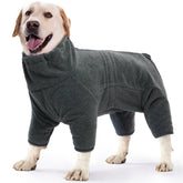 ROZKITCH large dog sweater back zip enables easy on/off during chilly walks