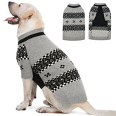 ROZKITCH large dog sweater with fair isle pattern delivers cozy warmth and holiday-style flair.