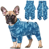 ROZKITCH Pajamas for Dogs front view shows full-body warmth