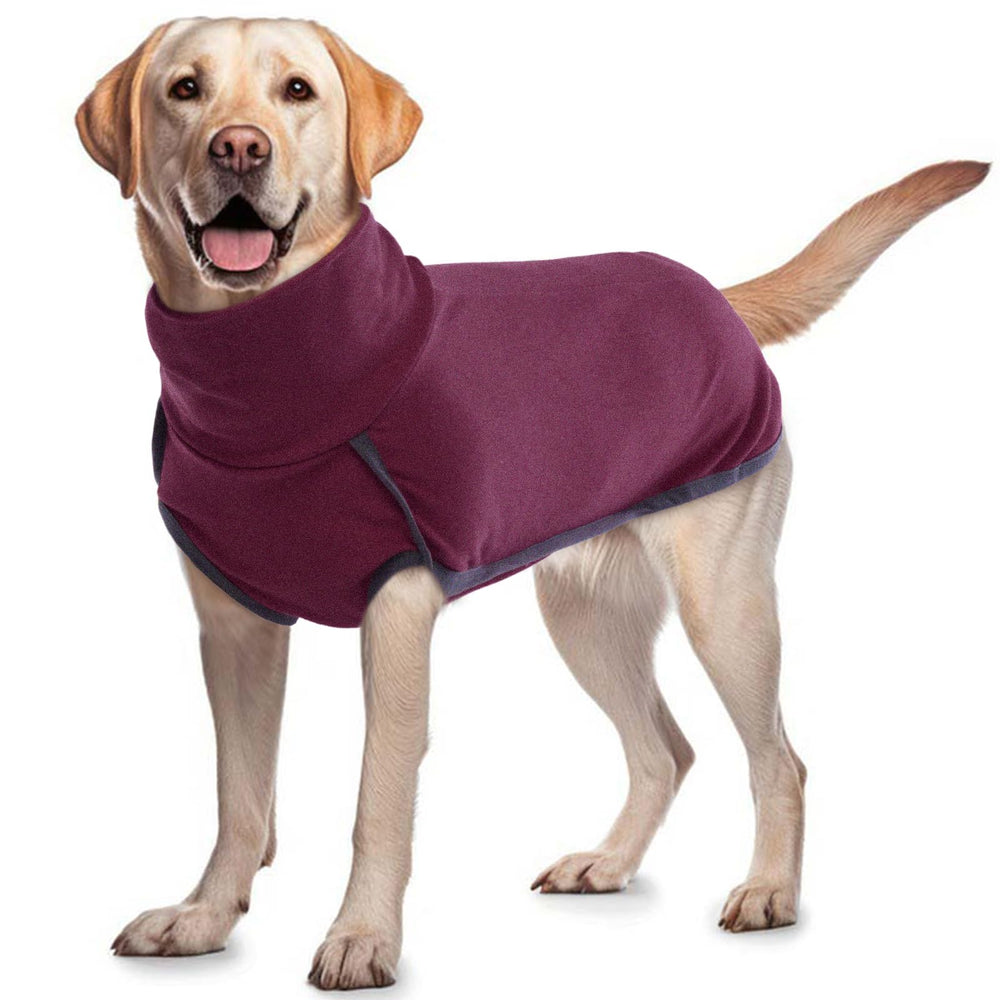 ROZKITCH soft warm sweater pajamas on a small dog for cozy winter walks